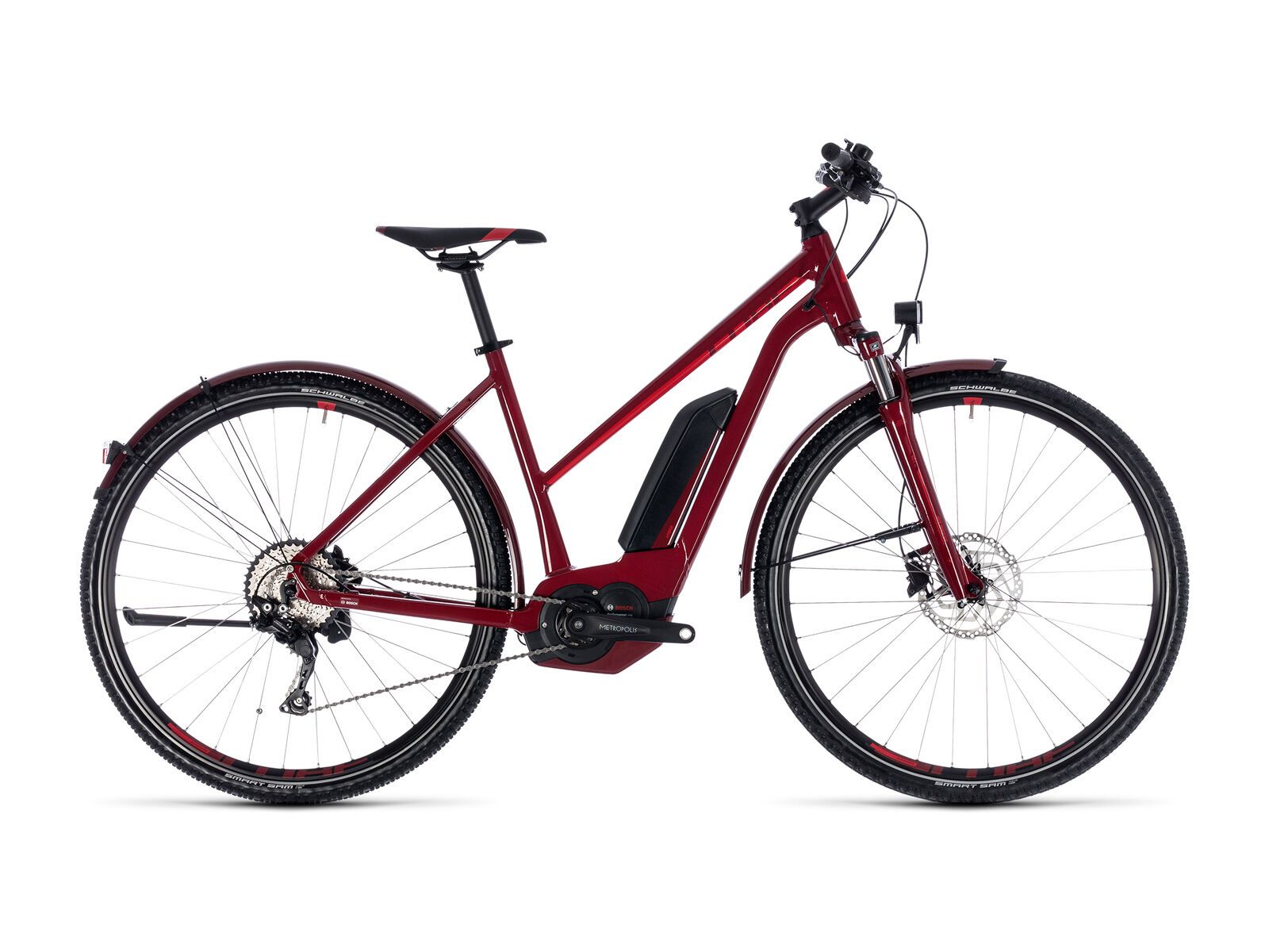 Cube Cross Hybrid Pro Allroad 500 Trapeze, darkred´n´red - Bild 1