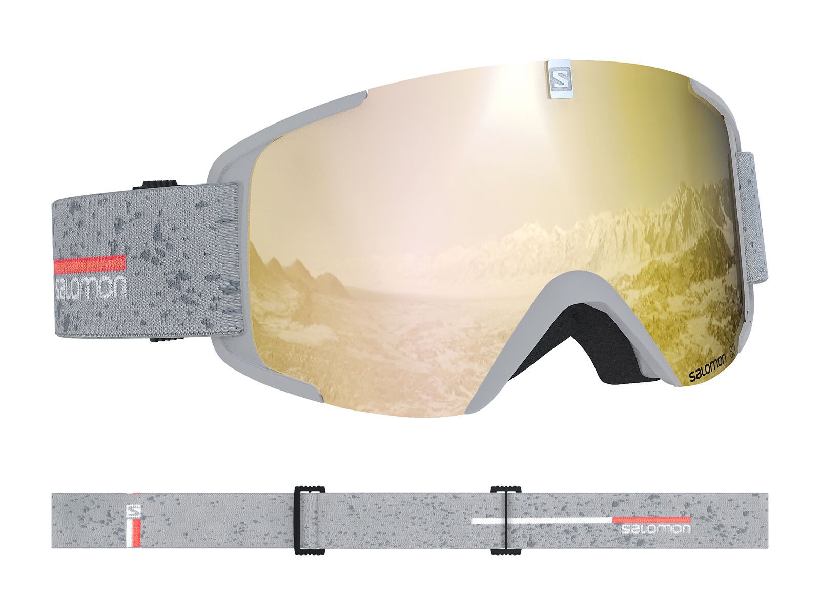 Salomon XView, white matt/Lens: multilayer bronze - Bild 3