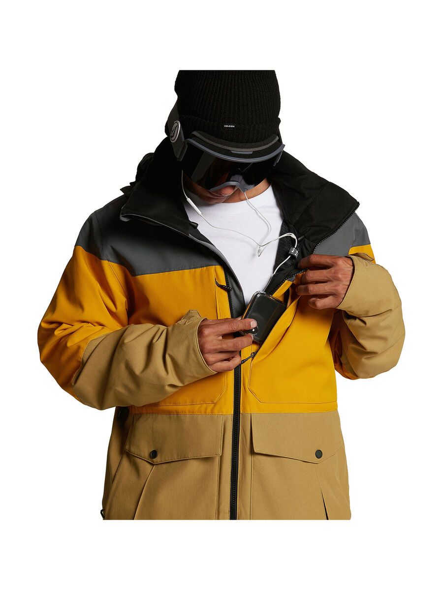 Volcom Tri Star Ins Jacket, burnt khaki - Bild 9
