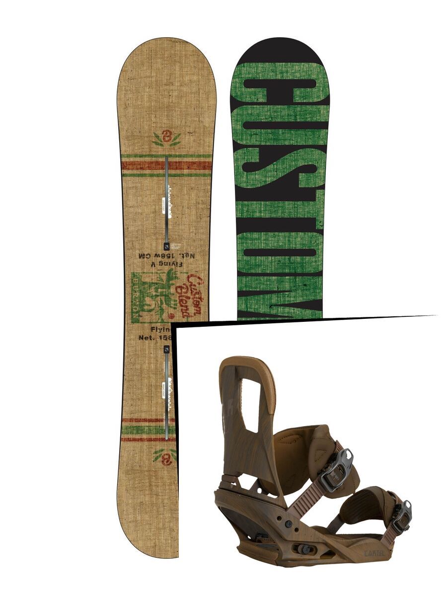Set: Burton Custom Twin Flying V 2015 +  Cartel (1191251S) - Bild 1