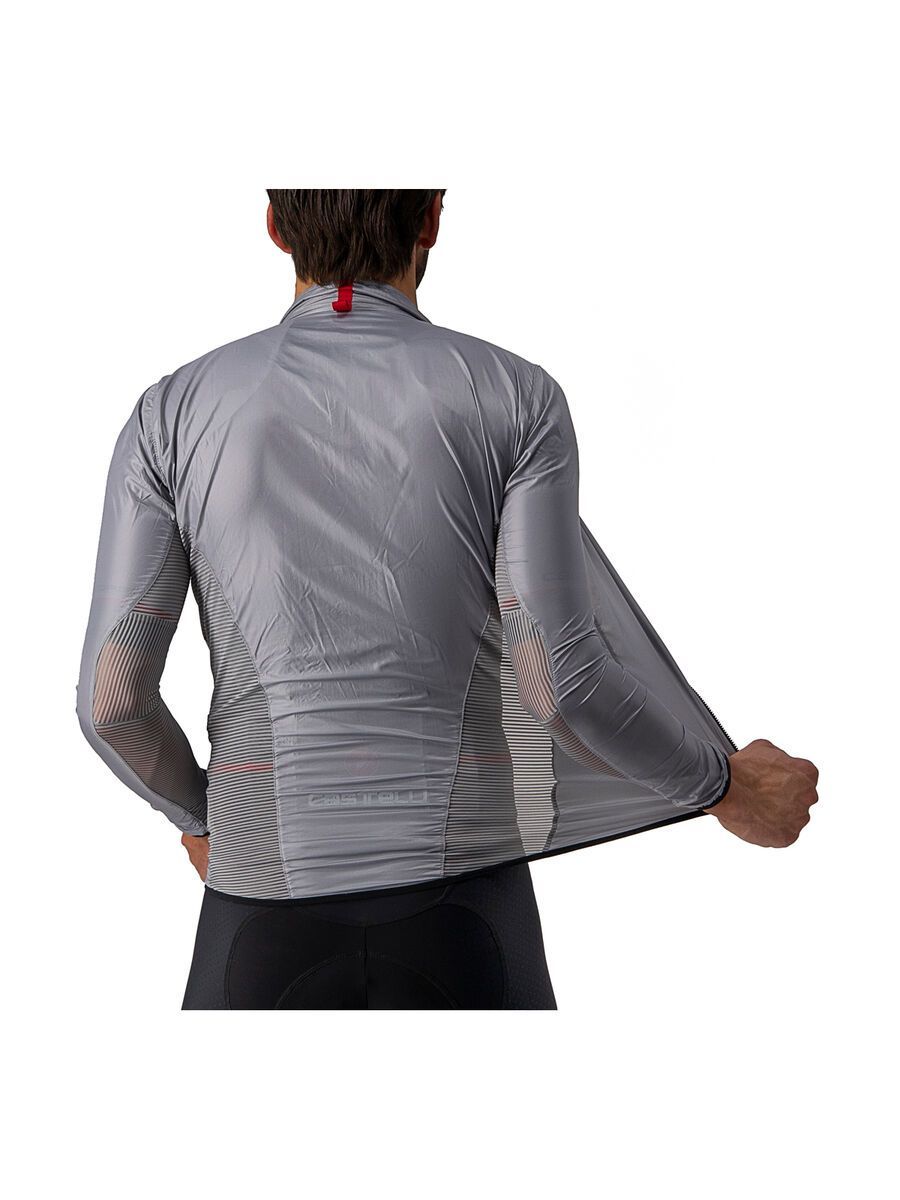 Castelli Aria Shell Jacket, silver gray - Bild 6