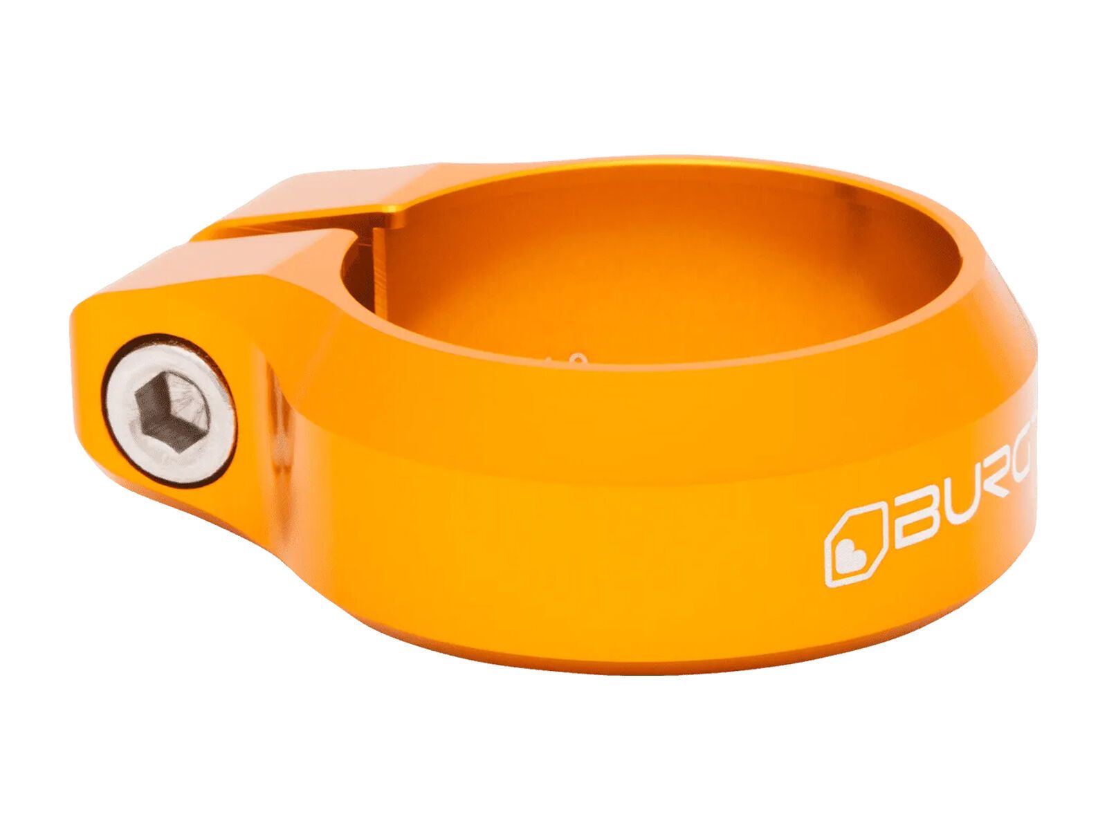 Burgtec Seat Clamp - 34,9 mm, iron bro orange - Bild 1