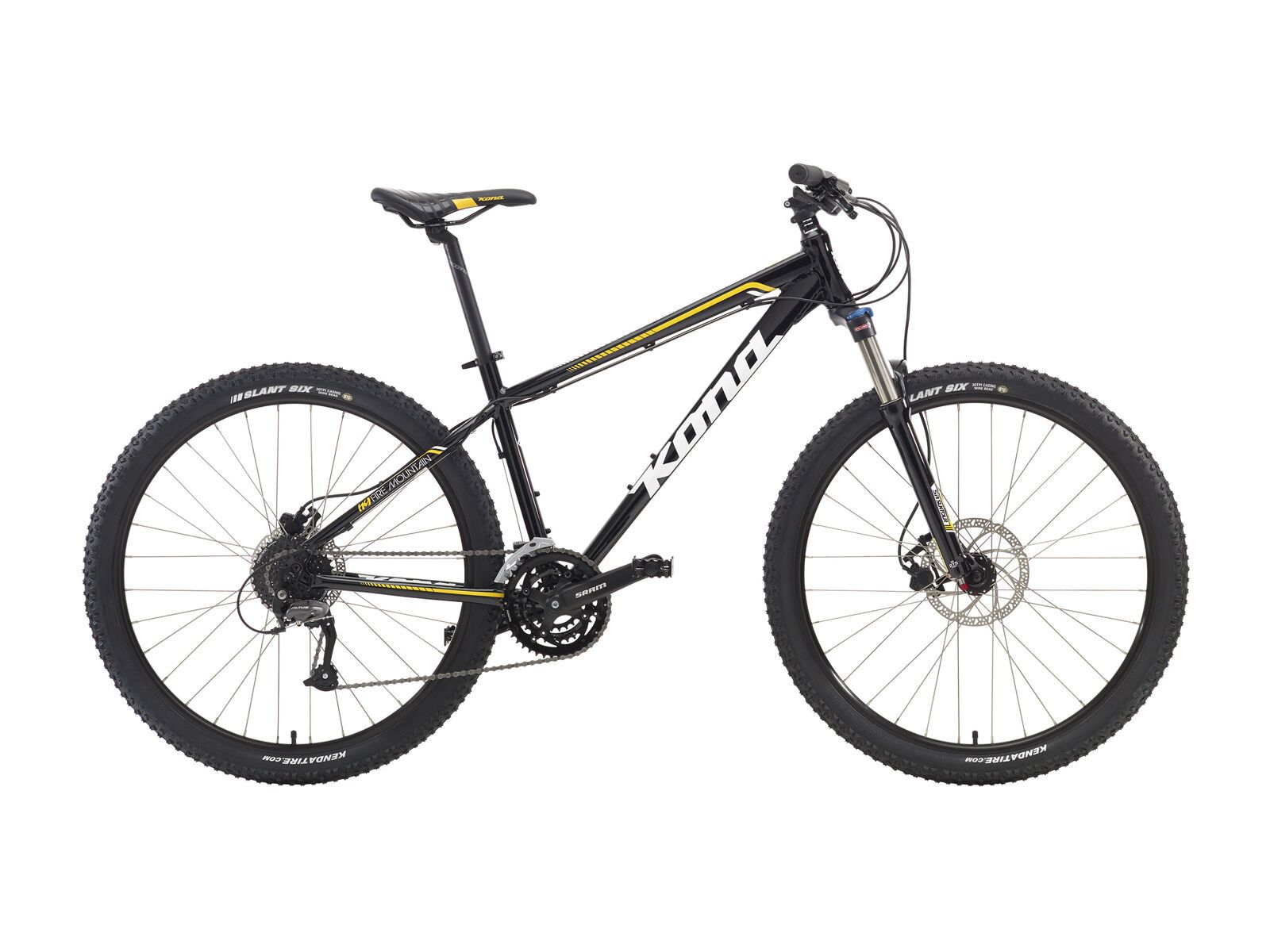 Kona Fire Mountain 27.5, gloss black w/ white & yellow decals - Bild 1