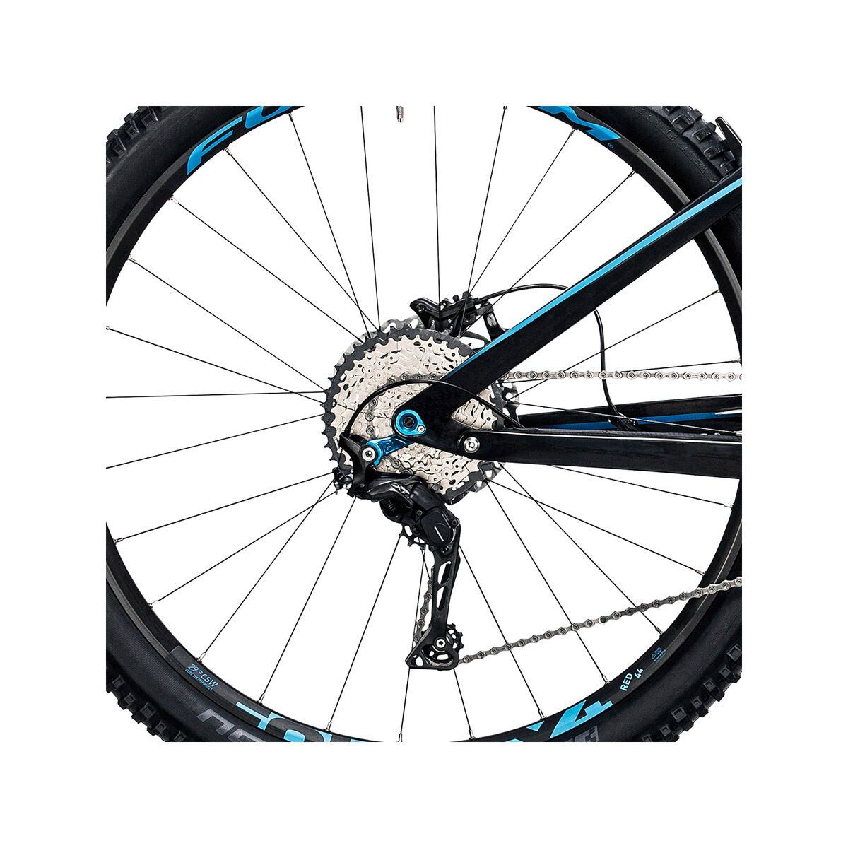 Cube Stereo 140 C:62 Race 29, carbon´n´blue - Bild 4