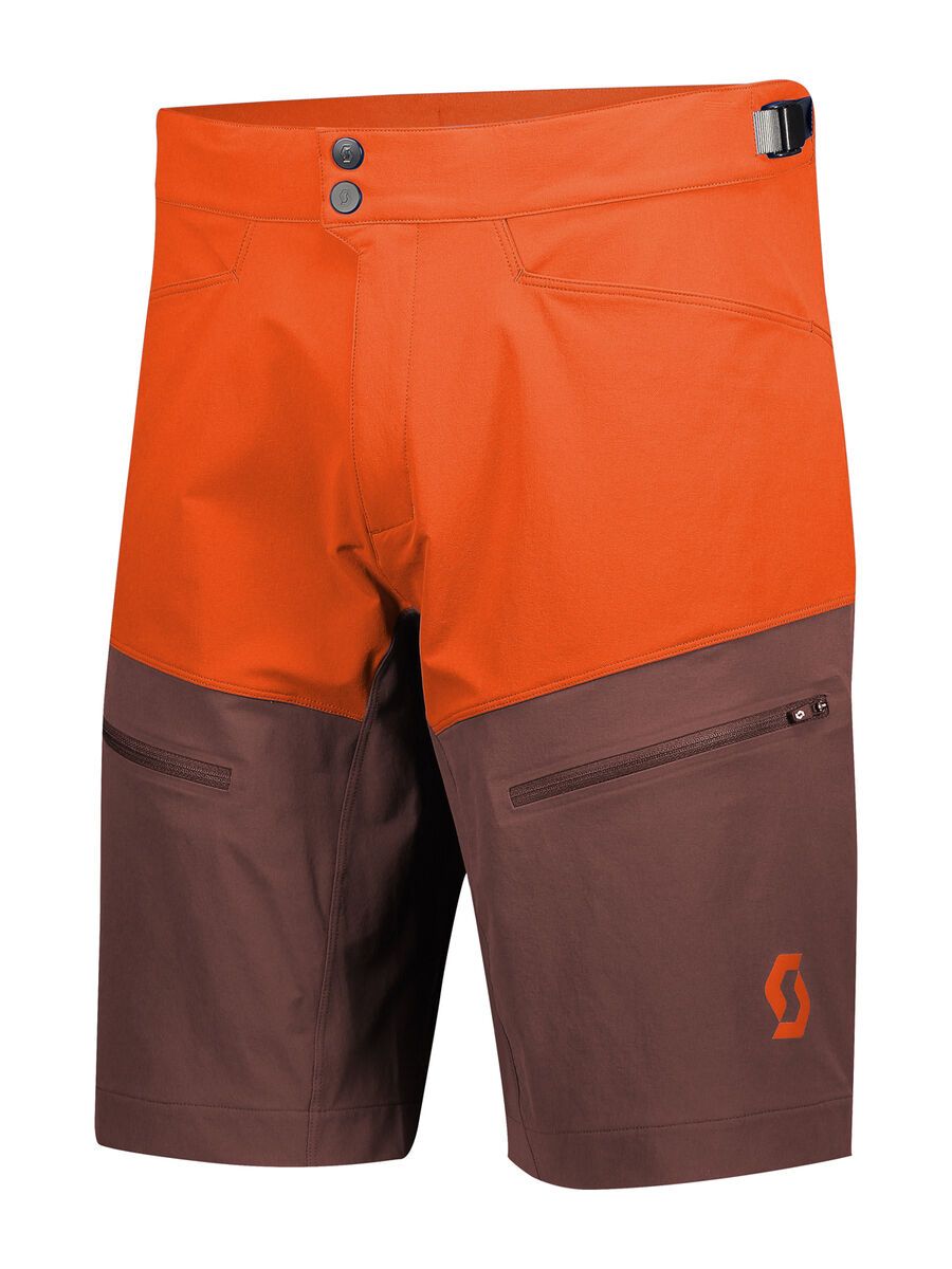 Scott Trail MTN Tech Men's Shorts, orange pumpkin/maroon red - Bild 1
