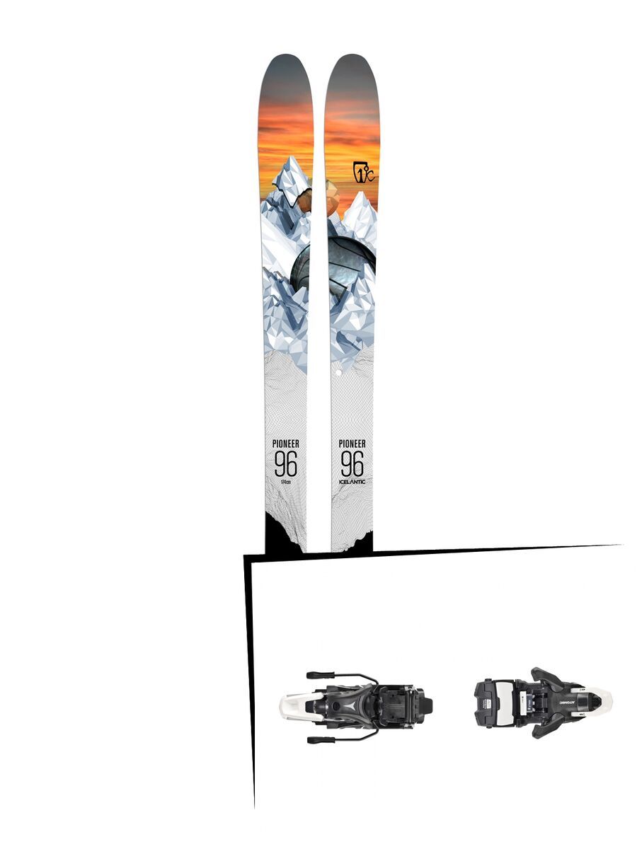 Set: Icelantic Pioneer 96 2018 + Atomic Shift MNC 13 black/white - Bild 1