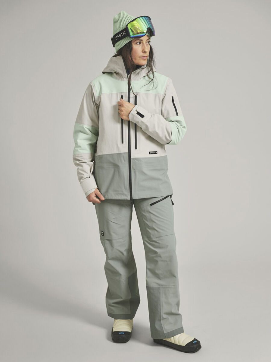 Ortovox Ravine Free 3L Pants W, green sage - Bild 3