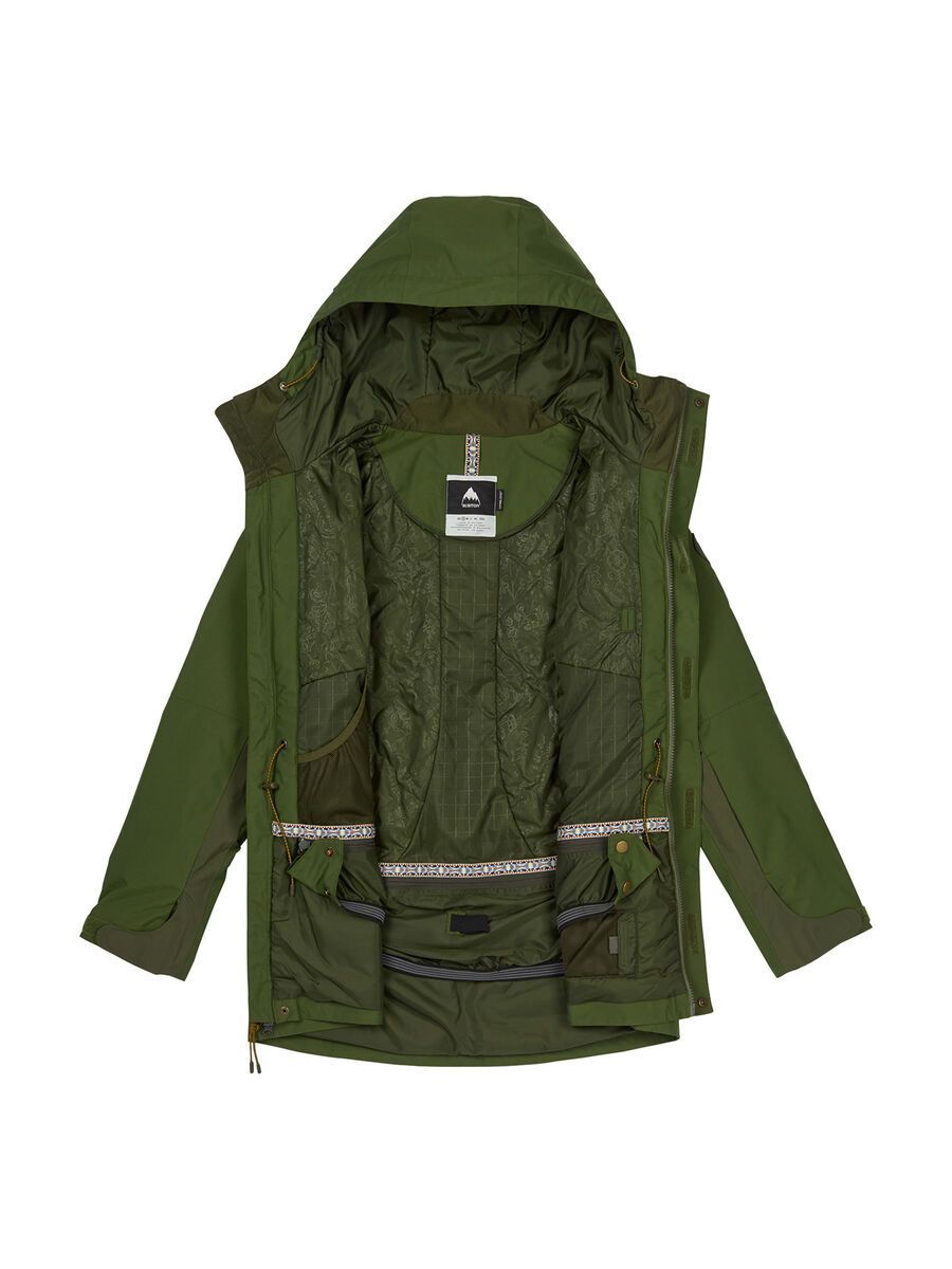 Burton Womens Runestone Jacket, rifle green/forest night - Bild 3
