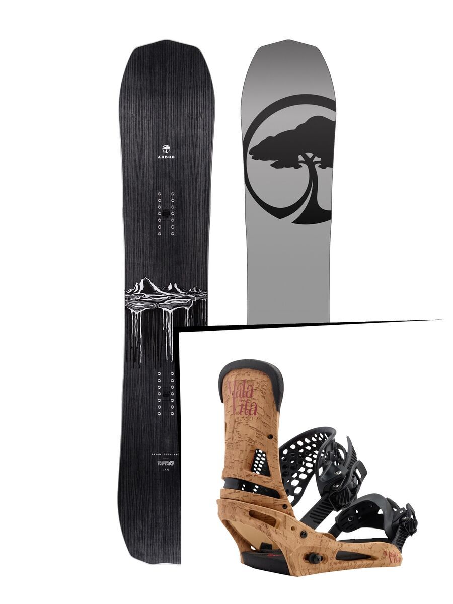 Set: Arbor Iguchi Pro Camber 2017 + Burton Malavita (1712852S) - Bild 1
