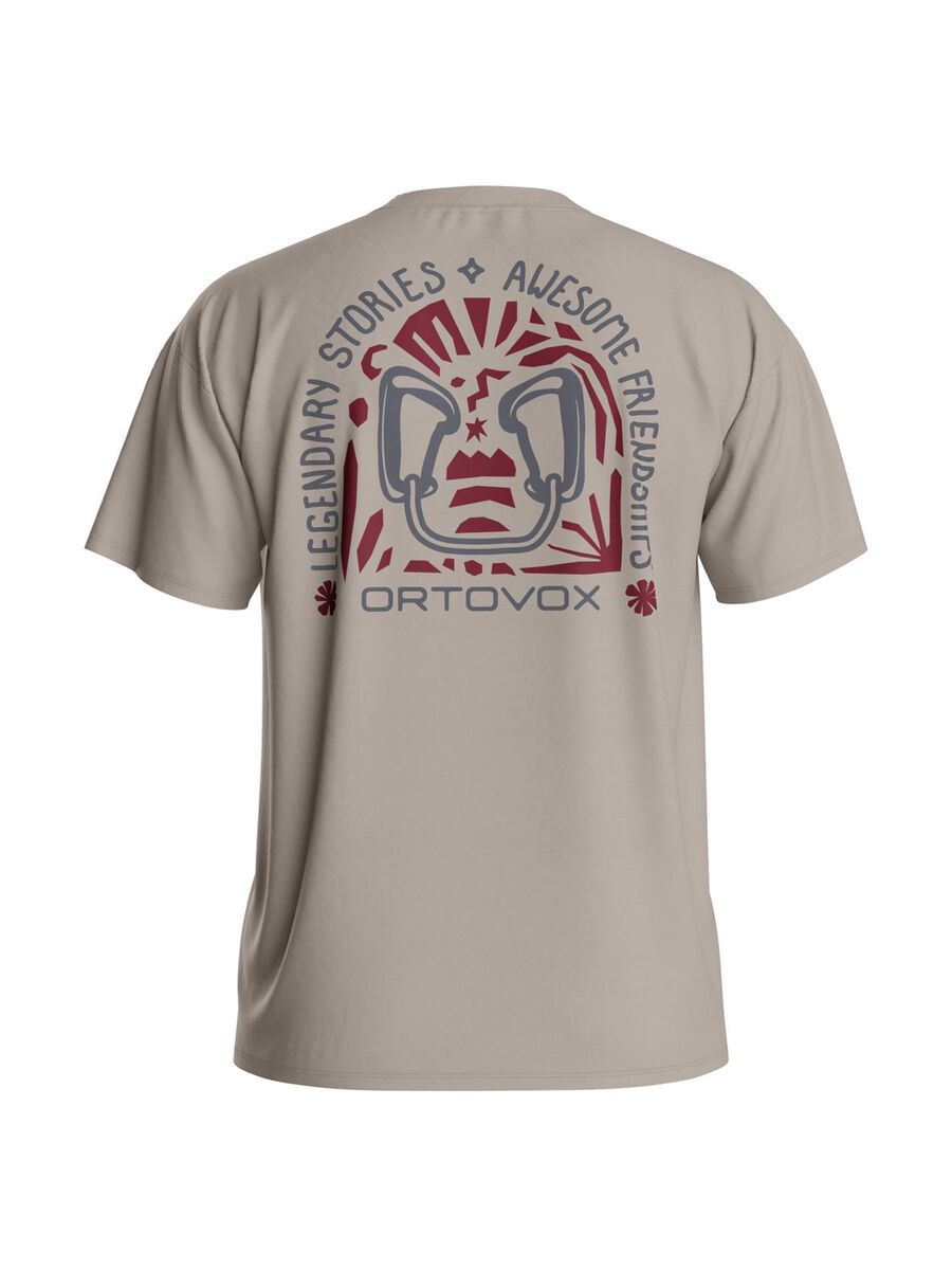 Ortovox 150 Merino Cool Climbing Vibes TS M, dark linen - Bild 2