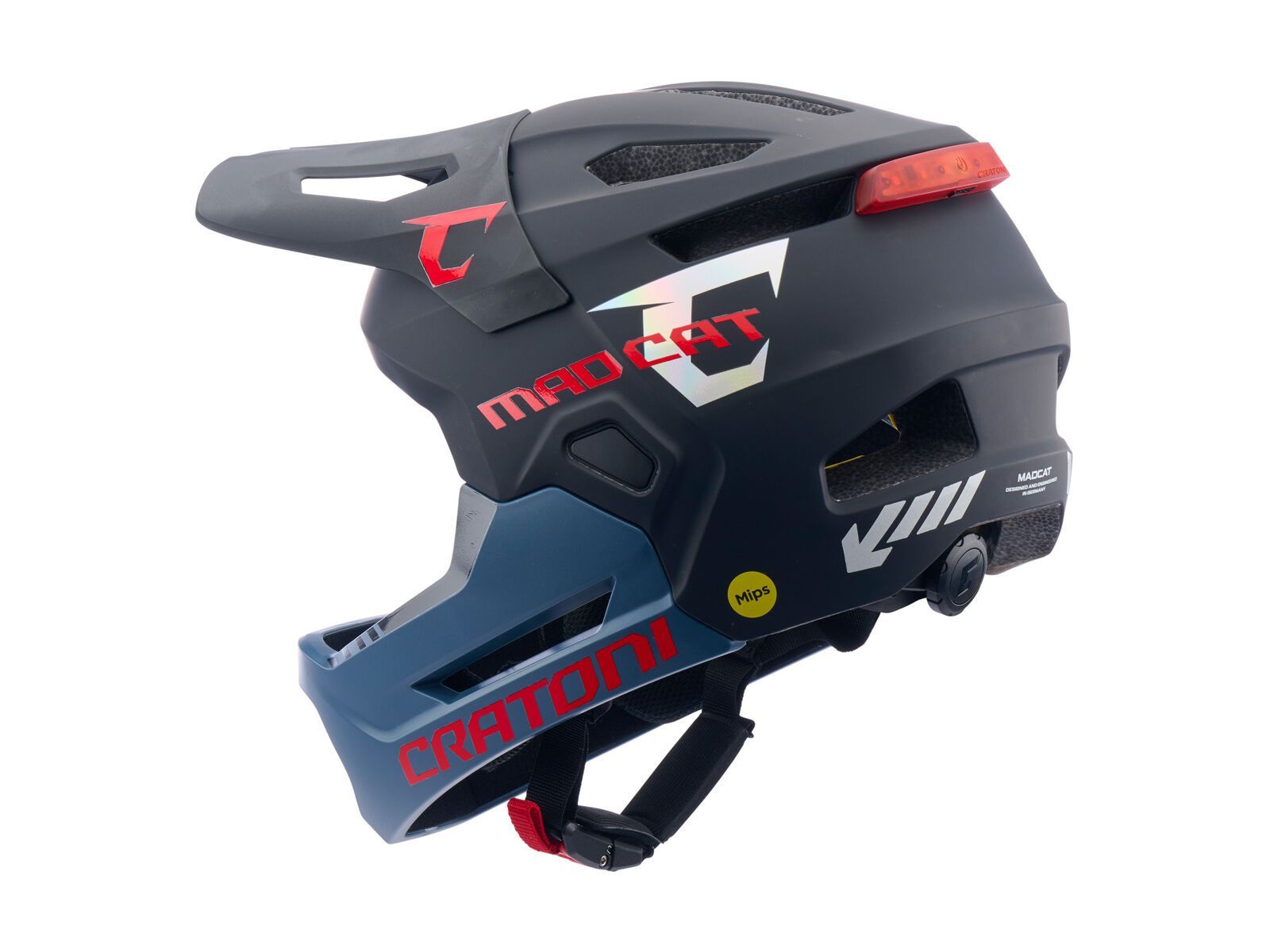 Cratoni MadCat MIPS, gunmetal-red matt - Bild 2