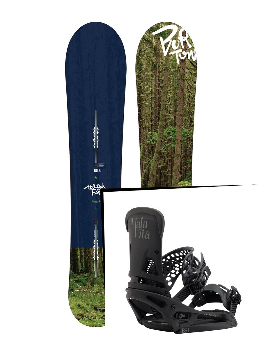 Set: Burton Modified Fish 2017 +  Malavita EST (1712858S) - Bild 1