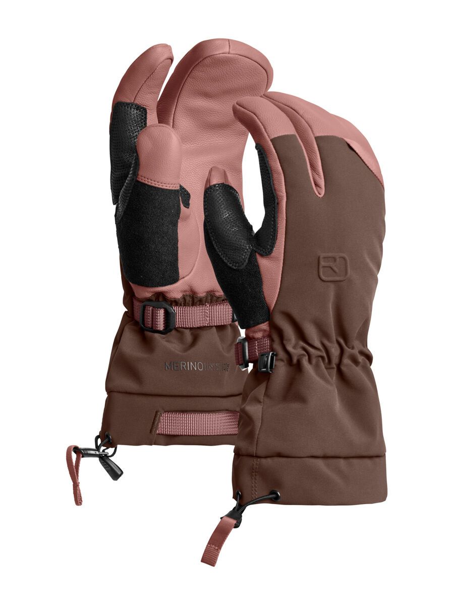 Ortovox Merino Freeride 3 Finger Glove W, dusk rose - Bild 1
