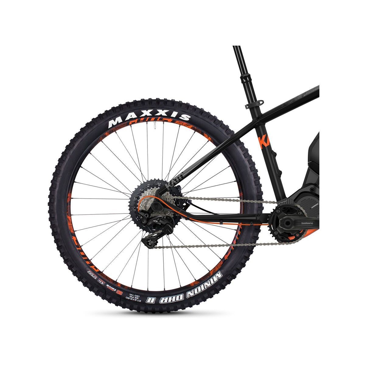 Ghost Hybride Kato S4.7+ AL, night black/urban gray/neon orange - Bild 4