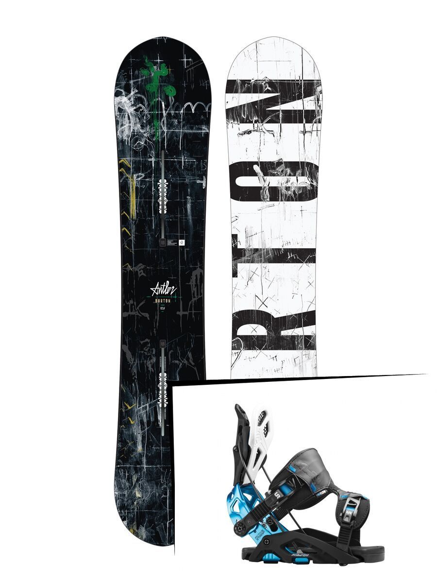 Set: Burton Antler 2017 + Flow Fuse-GT (1513133S) - Bild 1