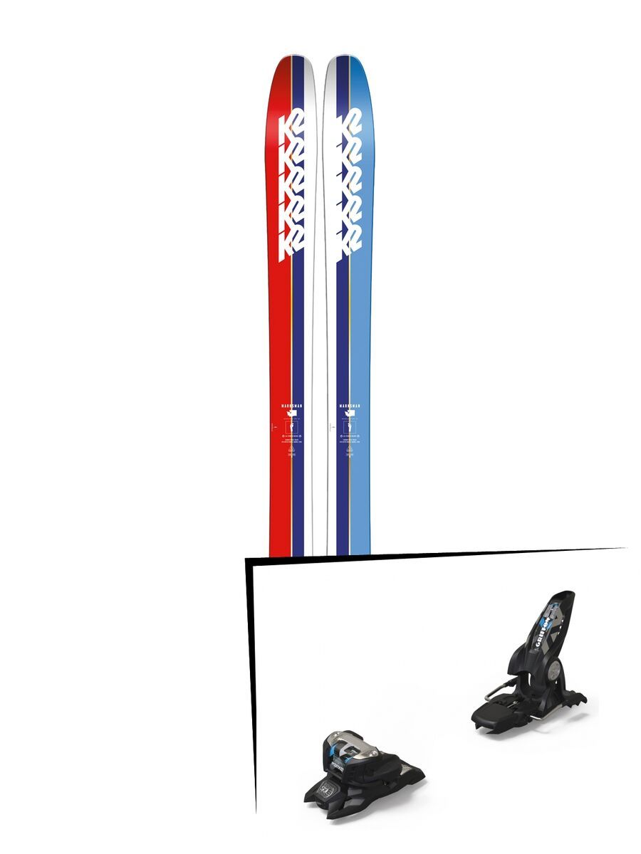Set: K2 SKI Marksman 2019 + Marker Griffon 13 ID black - Bild 1