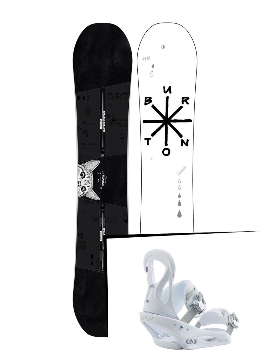 Set: Burton Rewind 2019 +  Stiletto (2218486S) - Bild 1