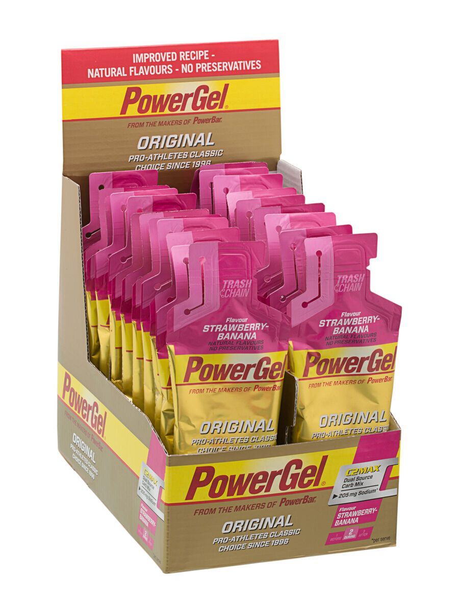 PowerBar PowerGel Original - Strawberry-Banana (Box) - Bild 1