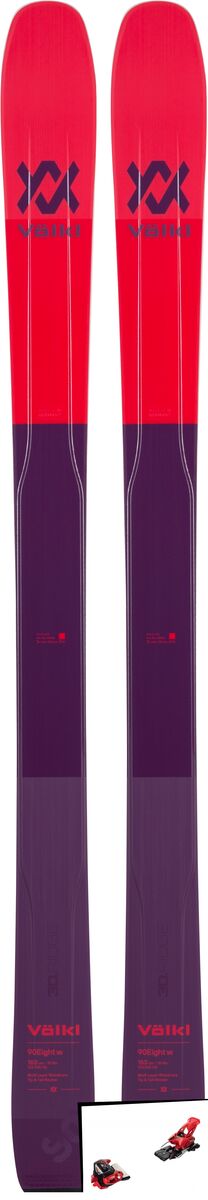 Set: Völkl 90Eight W 2019 + Tyrolia Attack² 13 GW red - Bild 1