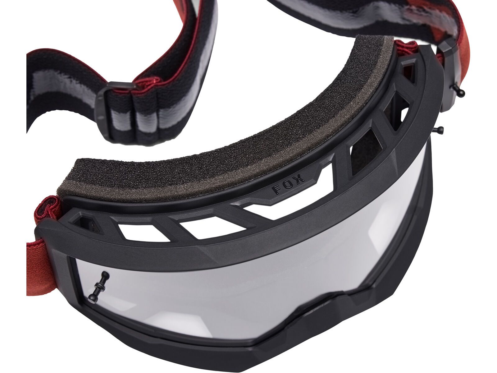 Fox MTB Main Goggle, Clear Mirror / rust - Bild 3
