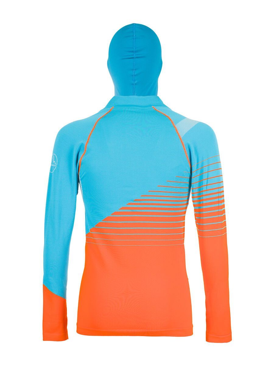 La Sportiva Pollux Long Sleeve M, tropic blue/pumpkin - Bild 2
