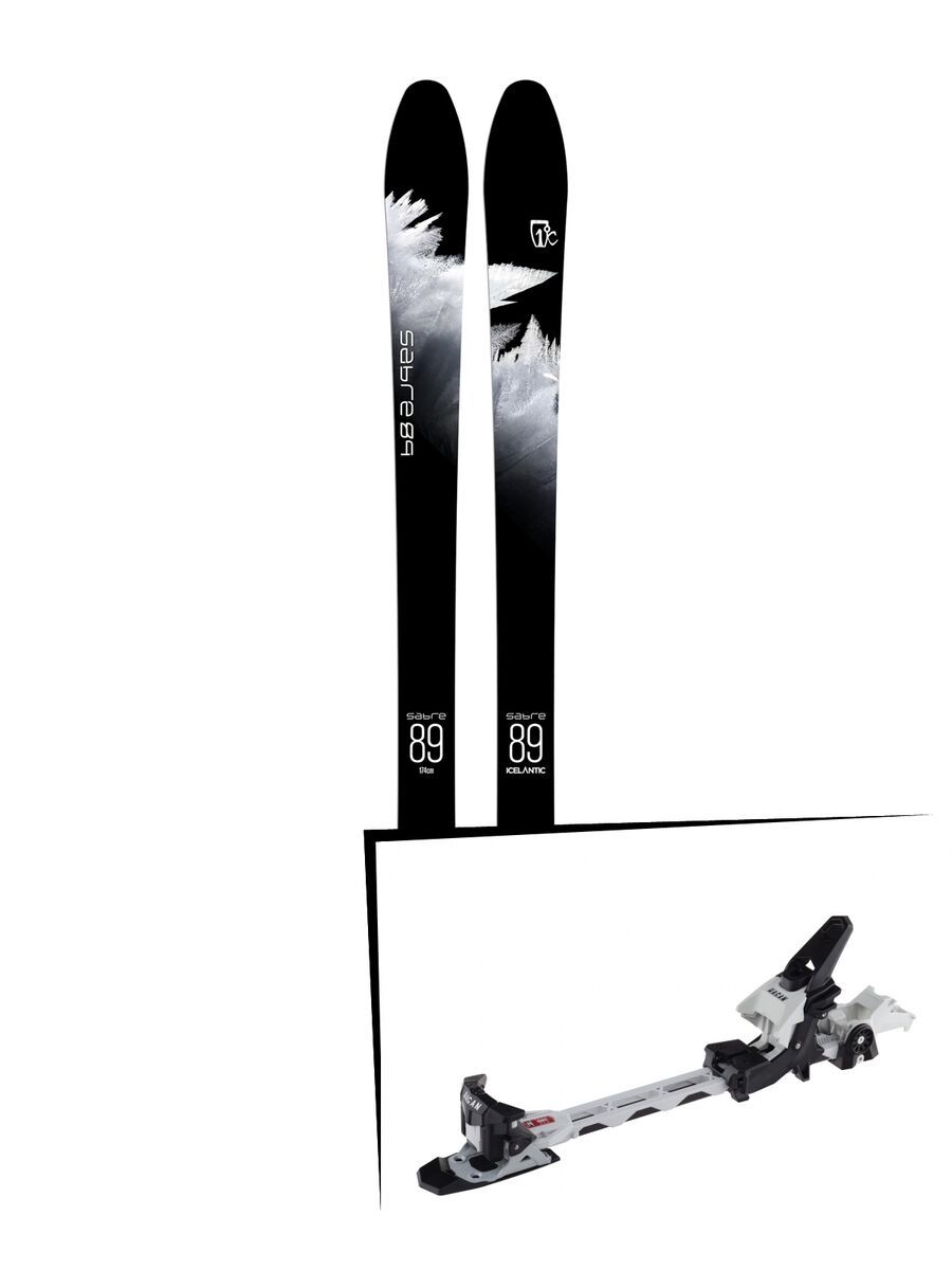 Set: Icelantic Sabre 89 2018 + Hagan Z02 - Bild 1