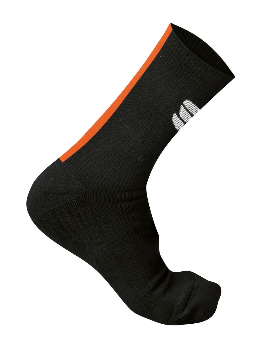 Sportful Race Winter Sock, black/orange - Bild 1
