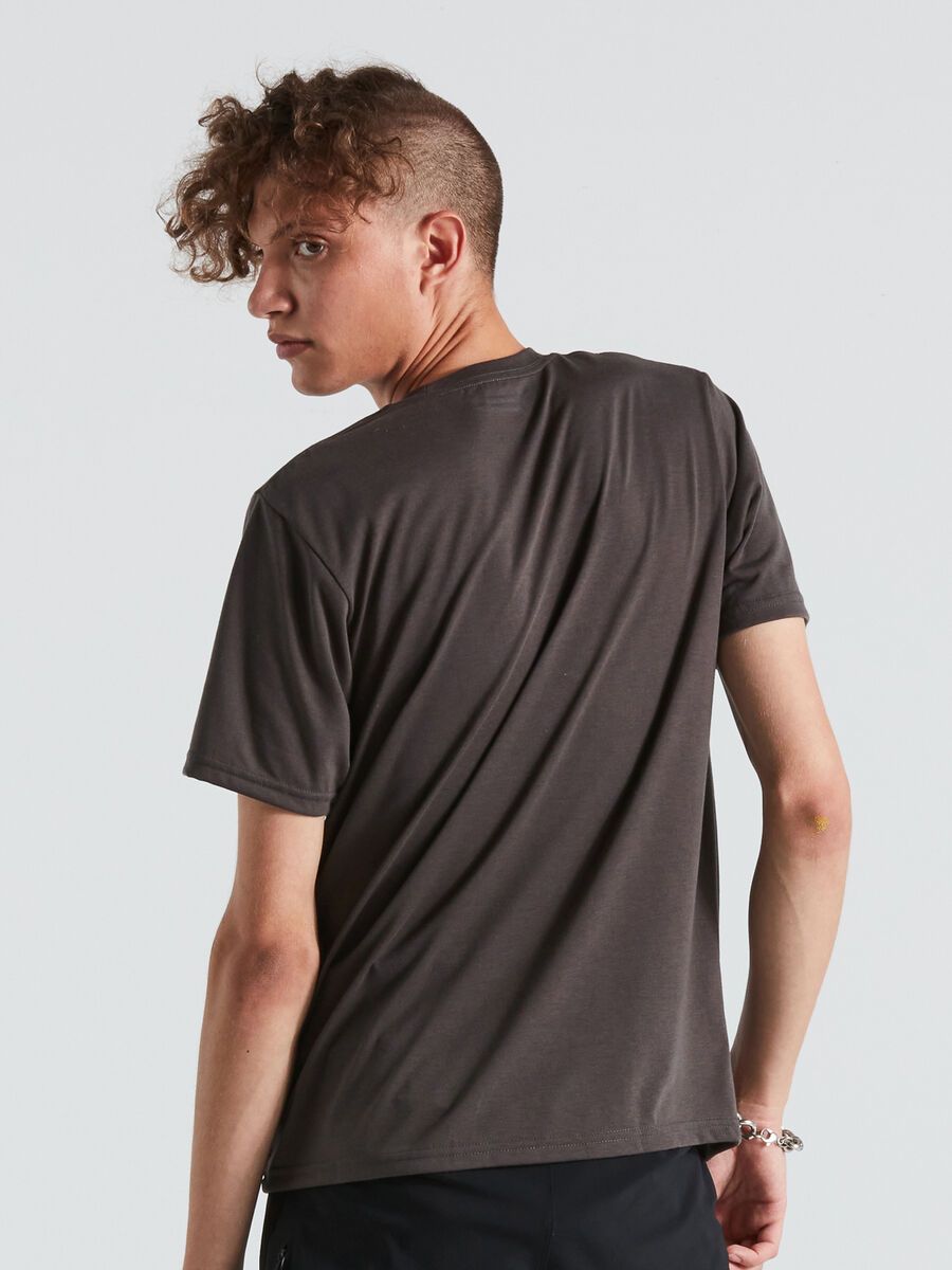 Specialized Men's Wordmark Short Sleeve T-Shirt, charcoal - Bild 3