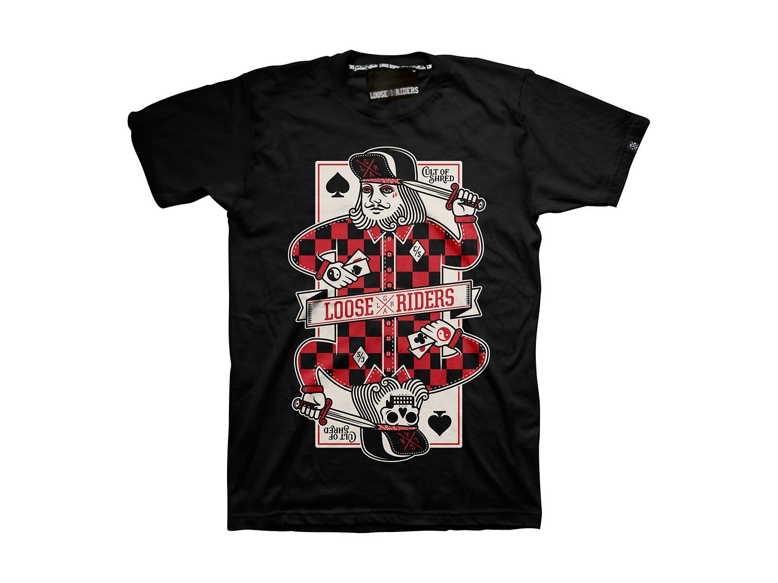 Loose Riders T-Shirt King of Shred, black - Bild 1