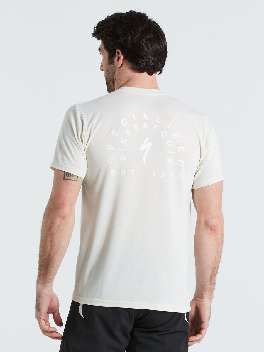 Specialized Stoke Short Sleeve T-Shirt, white mountains - Bild 3
