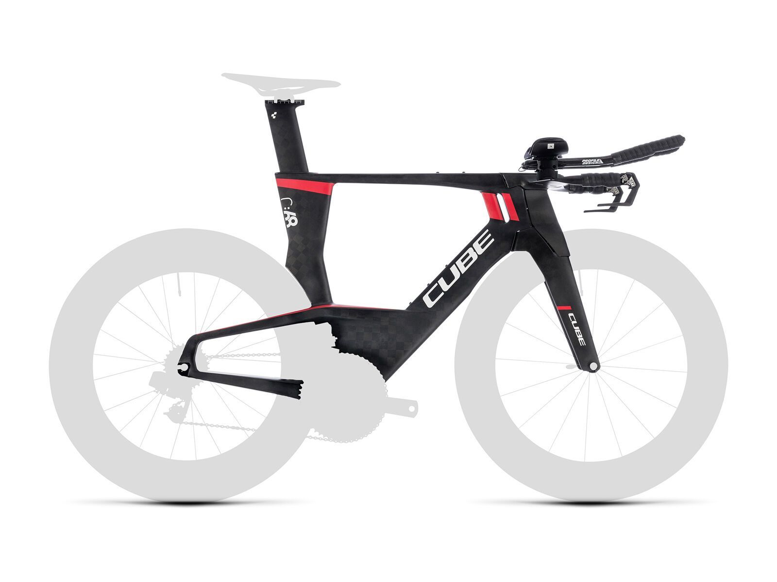 Cube Aerium C:68 Frameset Low, carbon´n´red - Bild 1
