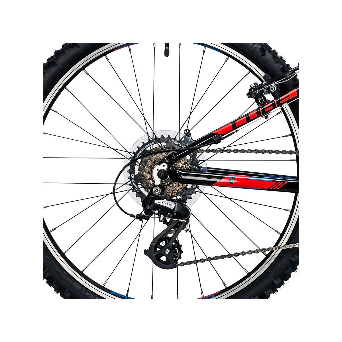 Cube Kid 240, black´n´flashred´n´blue - Bild 4