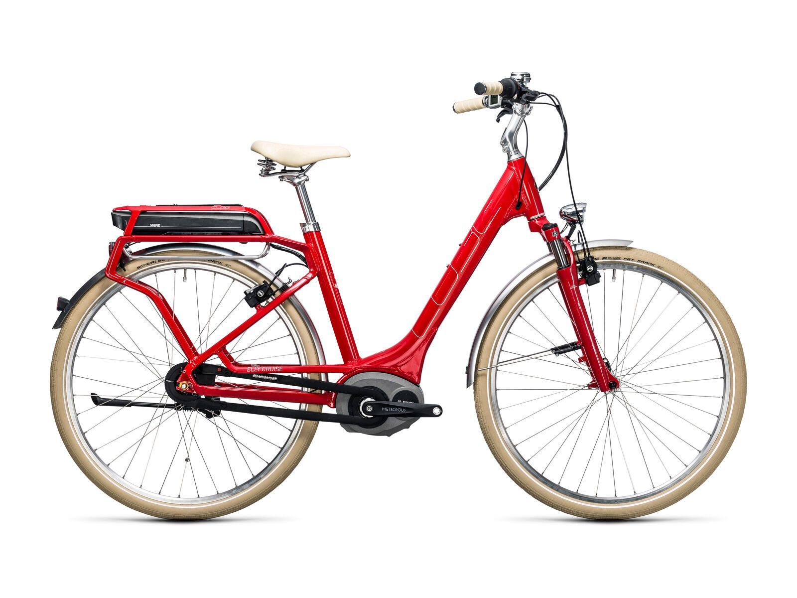 Cube Elly Cruise Hybrid 400, red´n´white - Bild 1