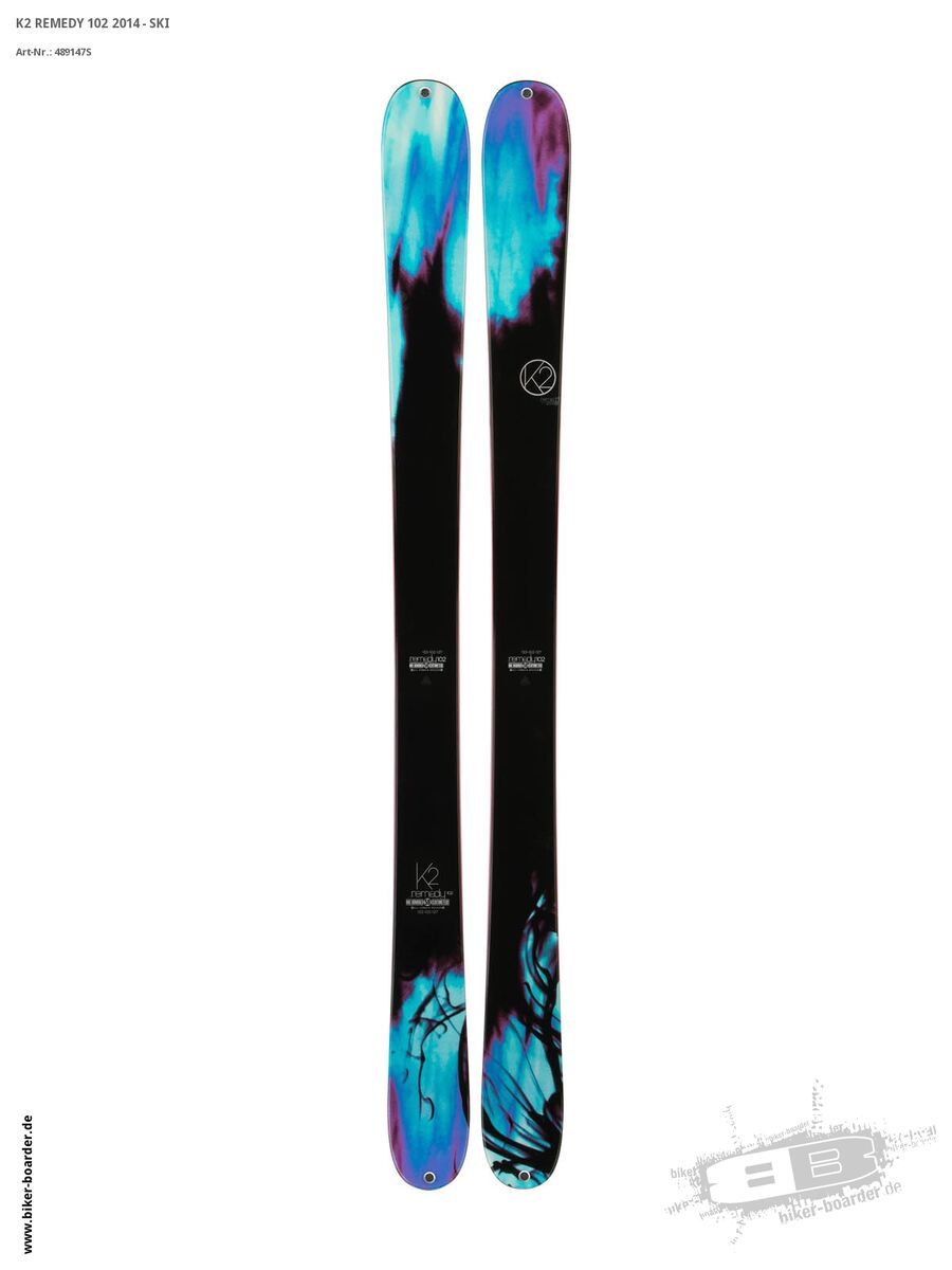 K2 SKI Set: Remedy 102 2014 + Marker Baron EPF 13 - Bild 2