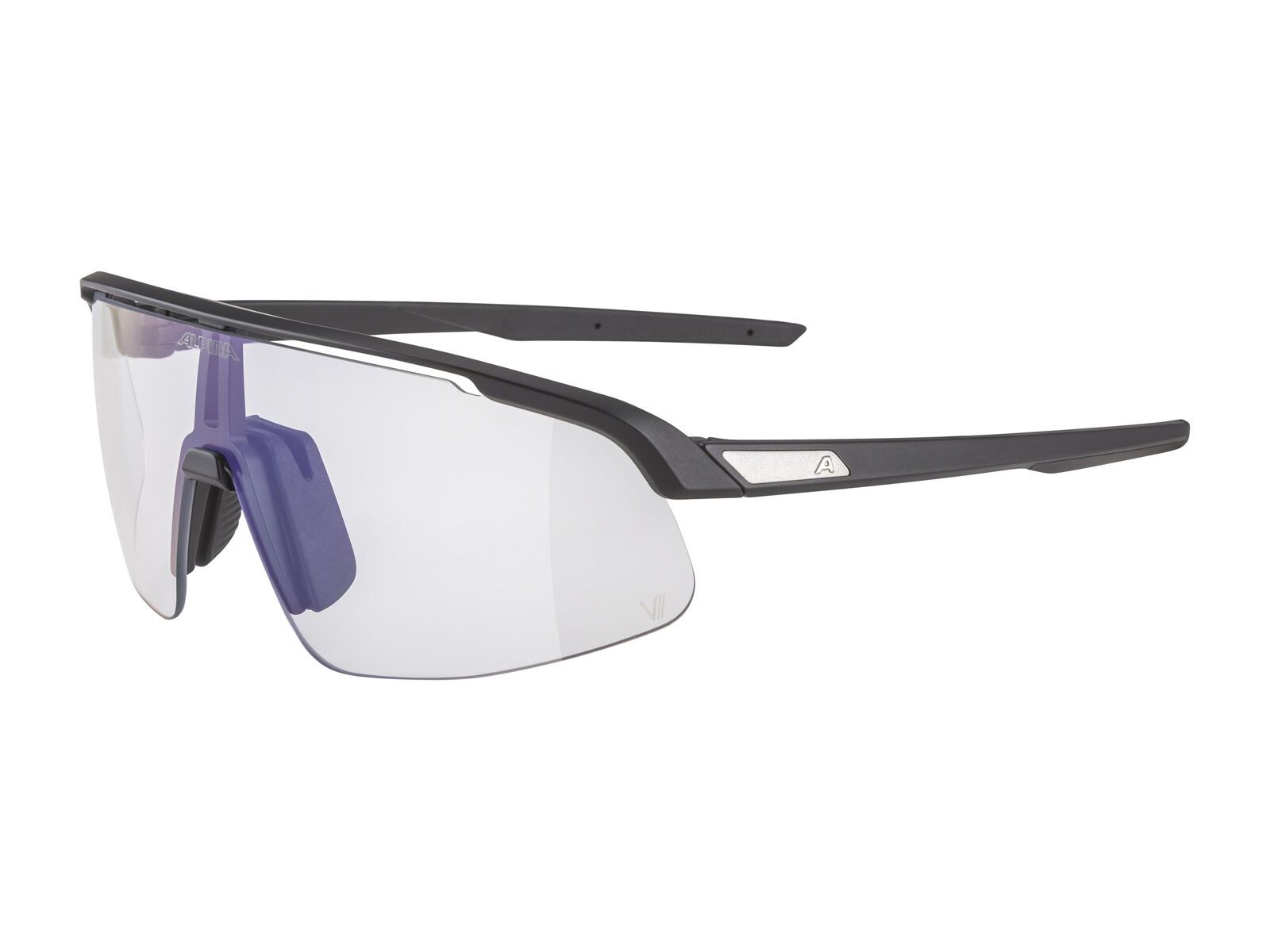 Alpina Turbo Pro S V, Clear to Grey I Mirror Blue / black matt - Bild 1