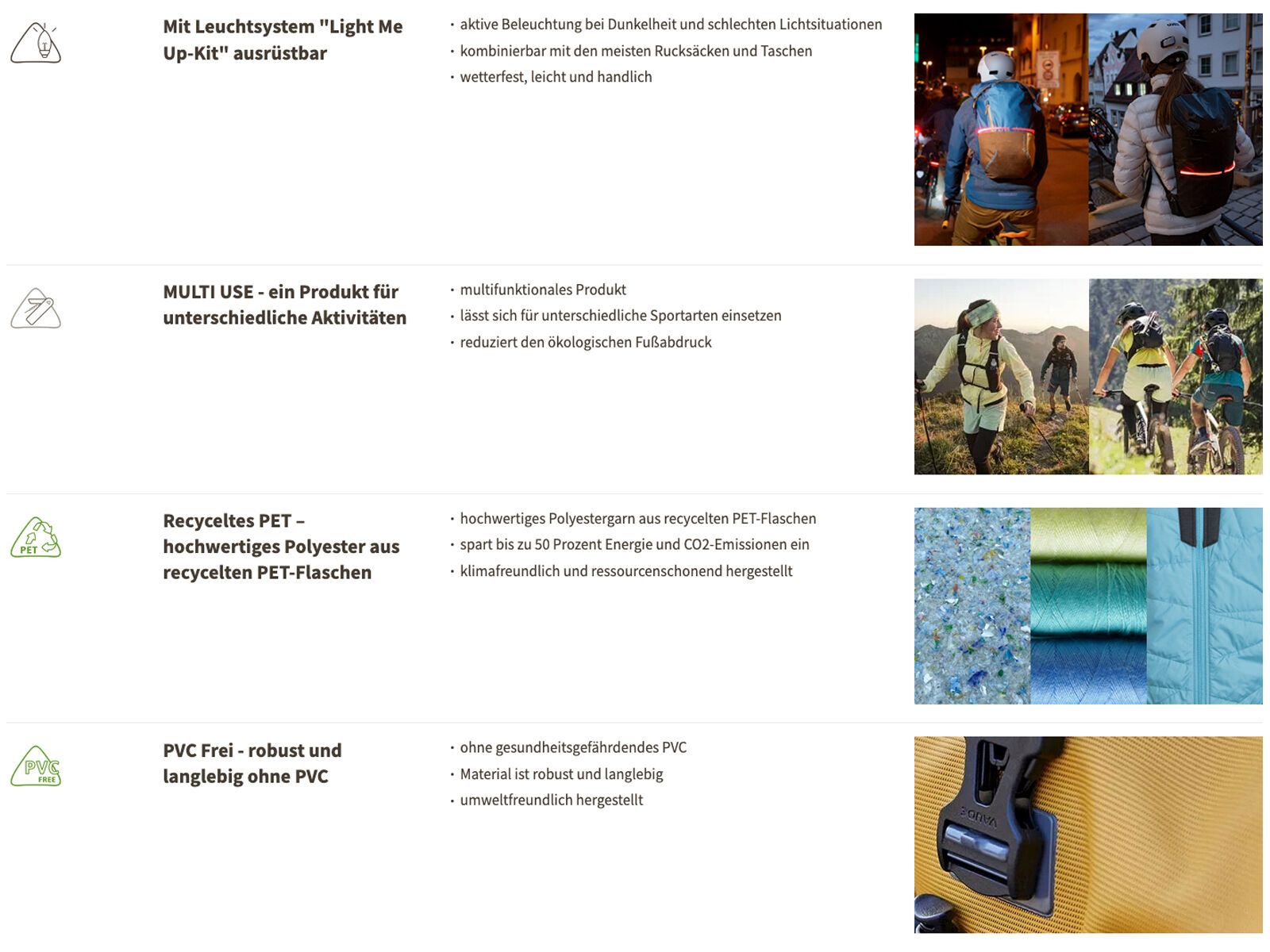 Vaude Mineo Transformer Backpack 20, heron - Bild 7