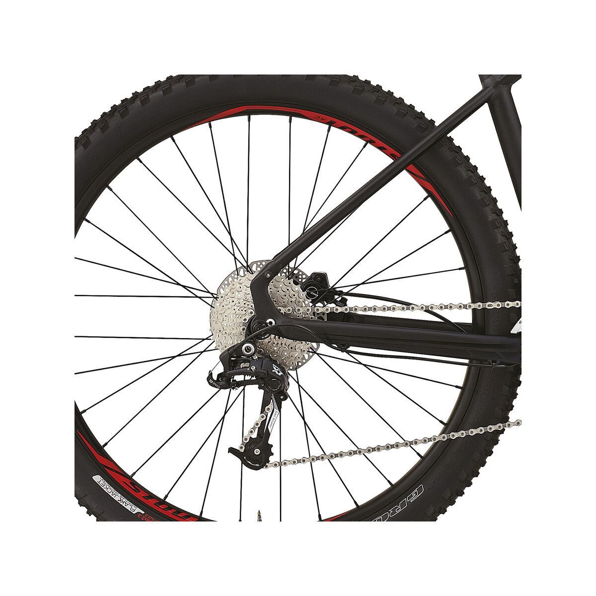 Specialized Rockhopper Expert Evo 650b, Satin Gloss Black/Black/Red - Bild 4