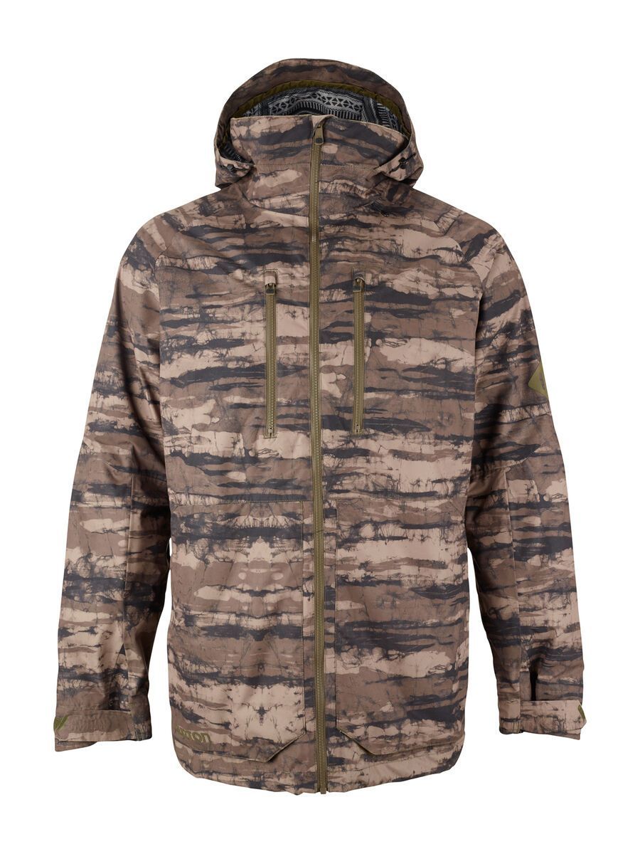 Burton Warren Jacket, Camo Tie Die Stripe - Bild 1