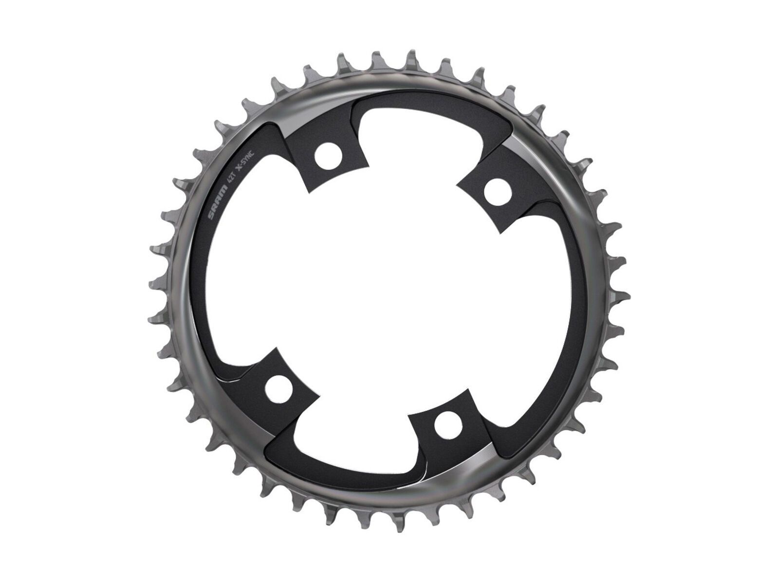SRAM X-Sync Road 107 BCD Chainrings - 12-fach, blast black - Bild 2