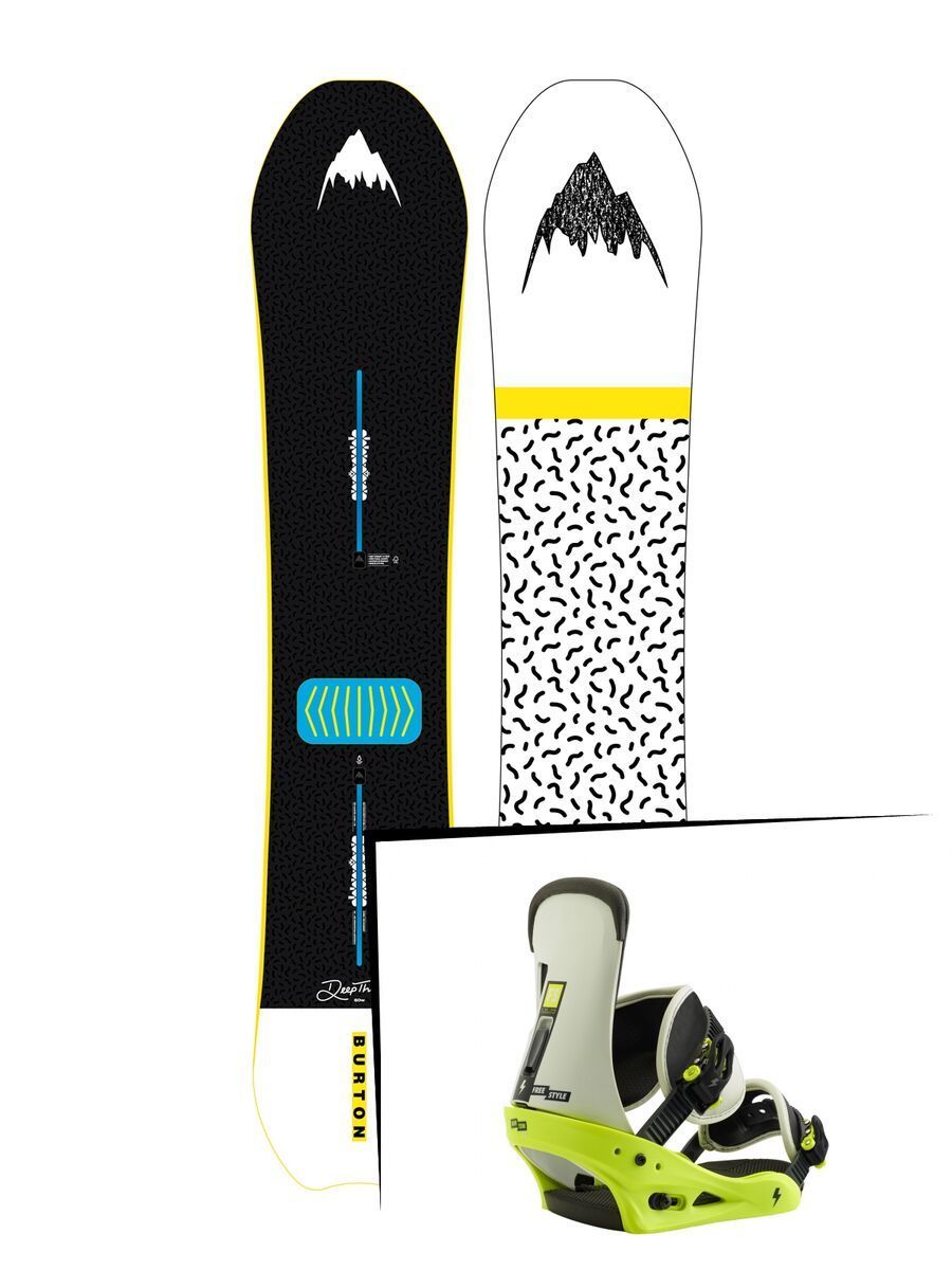Set: Burton Deep Thinker 2019 +  Freestyle (2218429S) - Bild 1