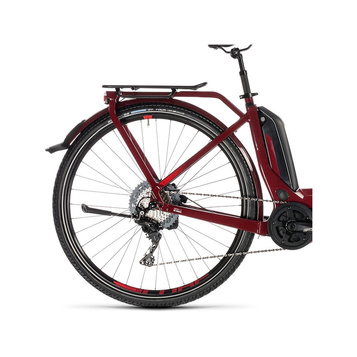 Cube Touring Hybrid EXC 500 Easy Entry, darkred´n´red - Bild 4