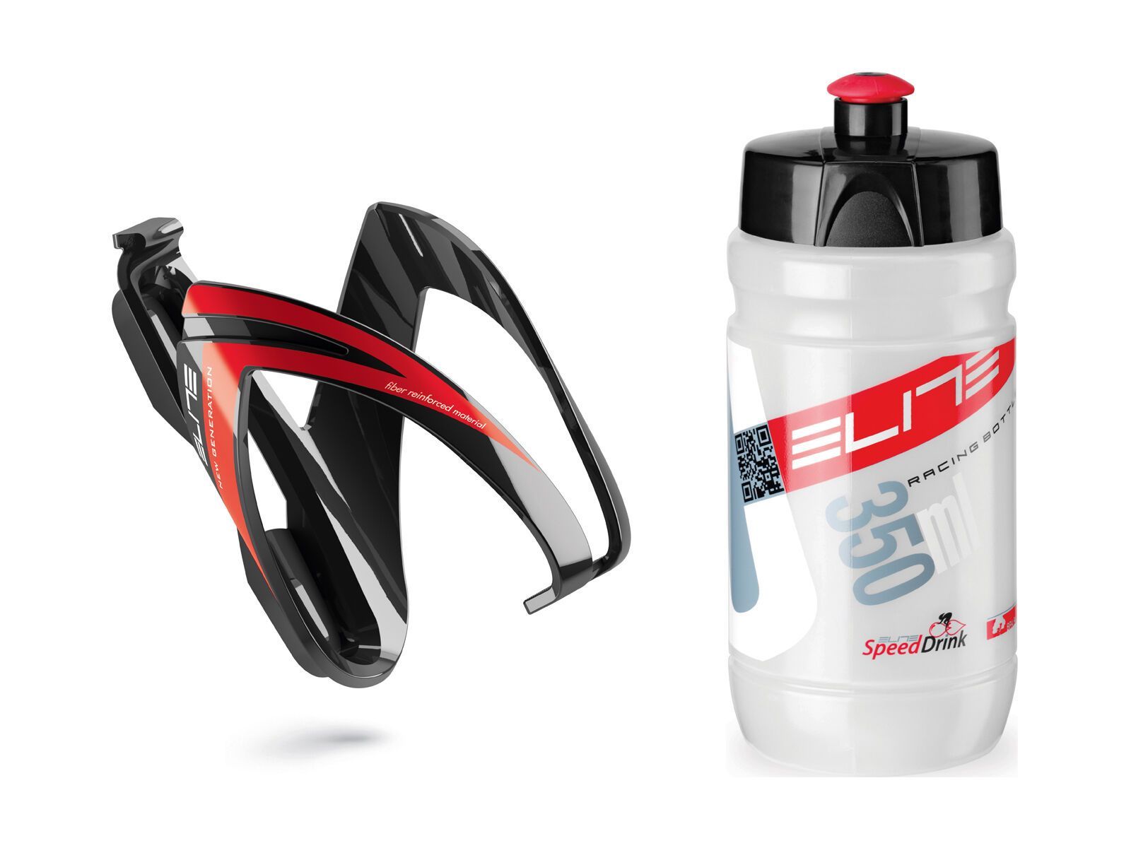 Elite Kit Corsetta/Ceo, schwarz/rot/clear - Bild 1