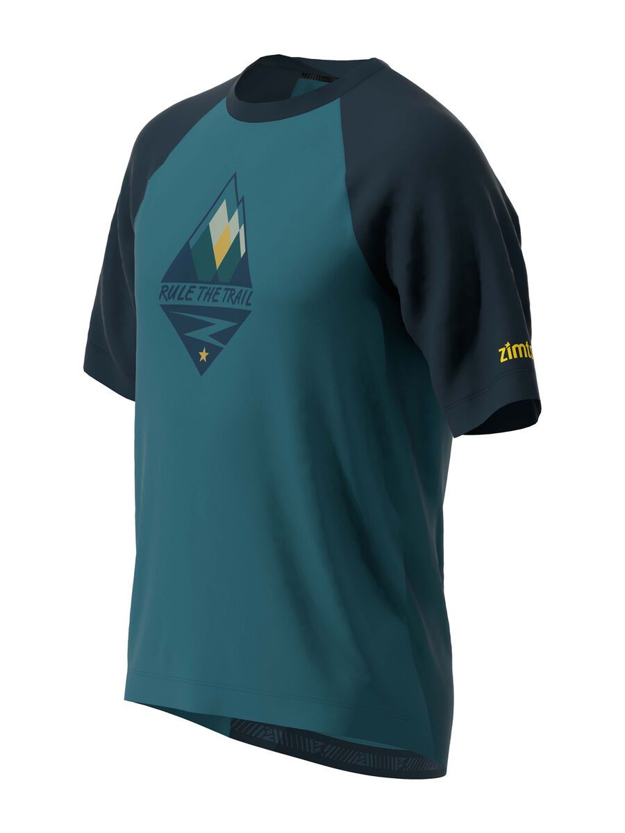 Zimtstern PureFlowz Shirt SS, blue steel/french navy/mimosa - Bild 2