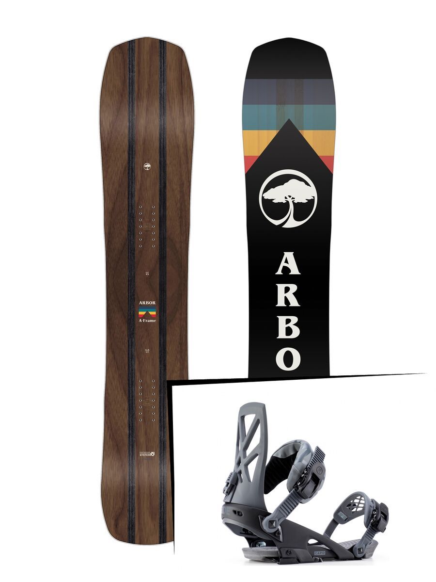 Set: Arbor A-Frame 2019 + Ride Capo grey - Bild 1