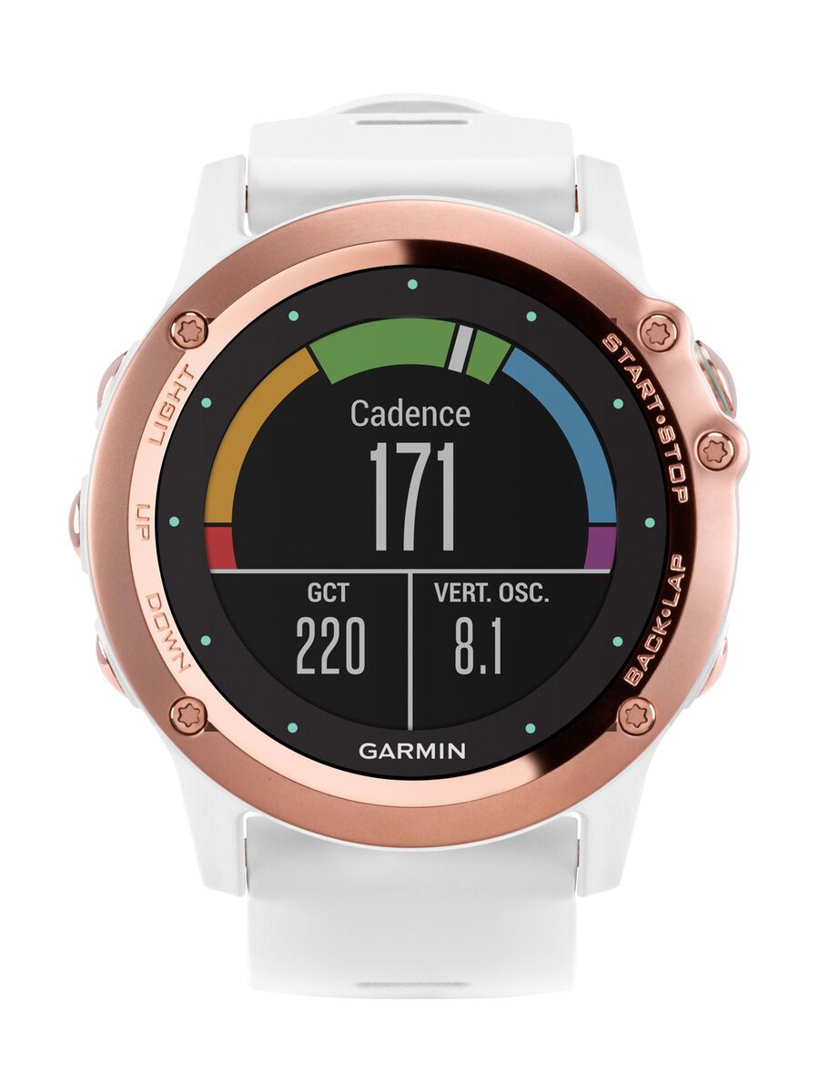 Garmin fenix 3 mit Saphirglas, roségold/weiß - Bild 4