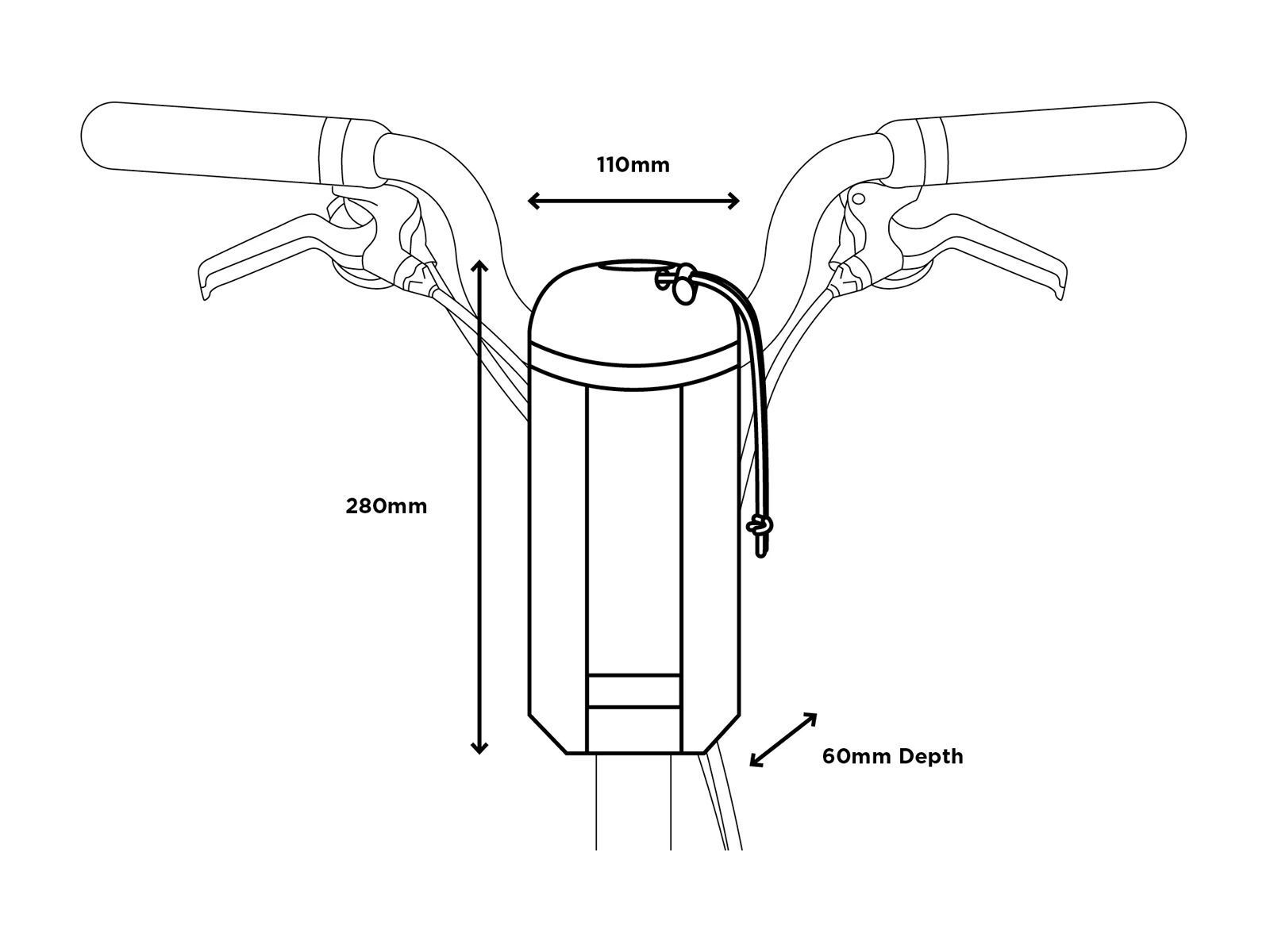 Restrap City Stem Bag - 1 L, black - Bild 6