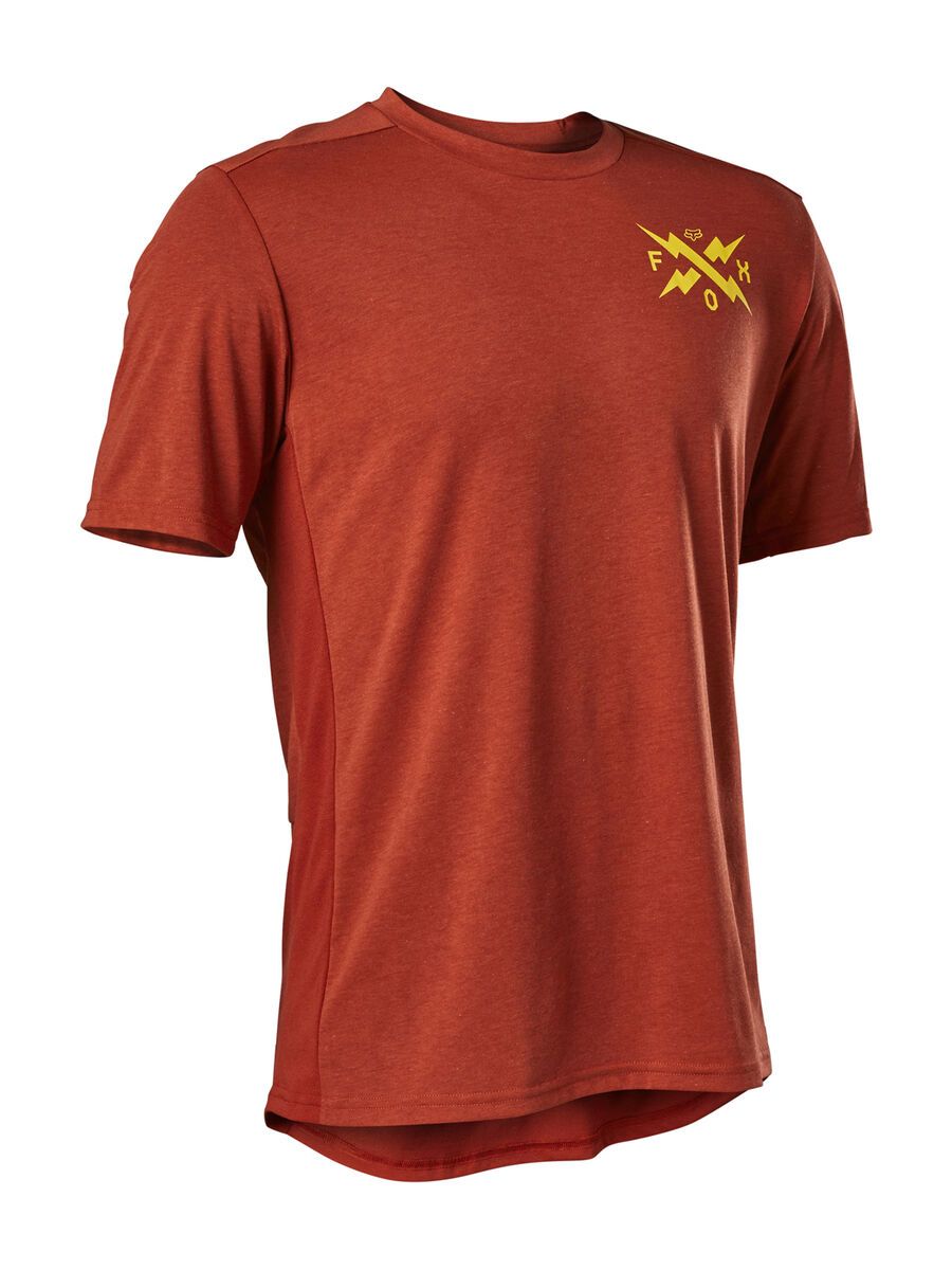 Fox Ranger Drirelease SS Jersey Calibrated, red clay - Bild 1