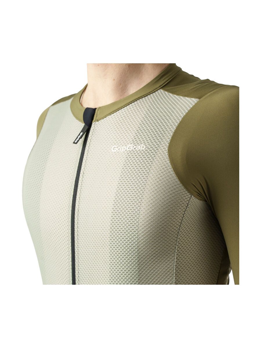 GripGrab PACR Lightweight Short Sleeve Jersey, olive green - Bild 8