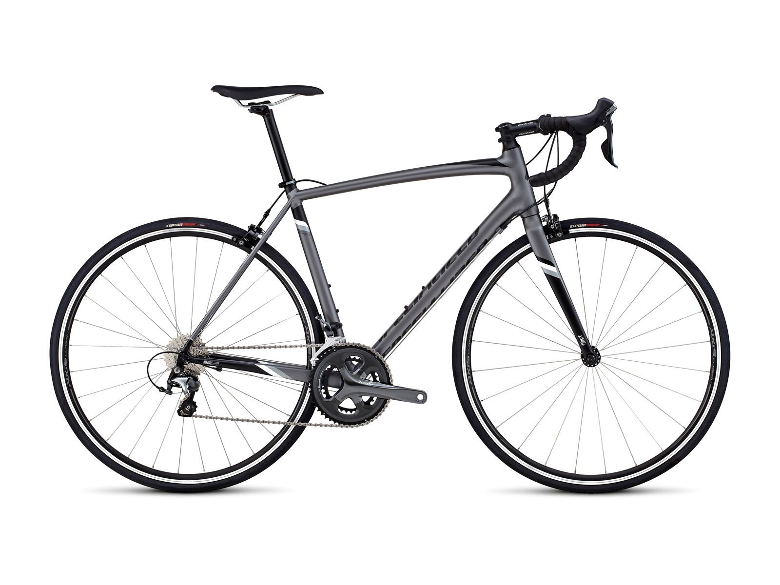 Specialized Allez Elite DSW CEN, satin charcoal/black/silver/white - Bild 1