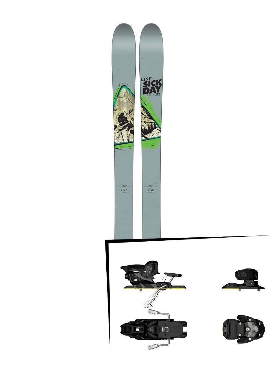 Line Set: Sick Day 102 2016 + Salomon Warden MNC 13 - Bild 1